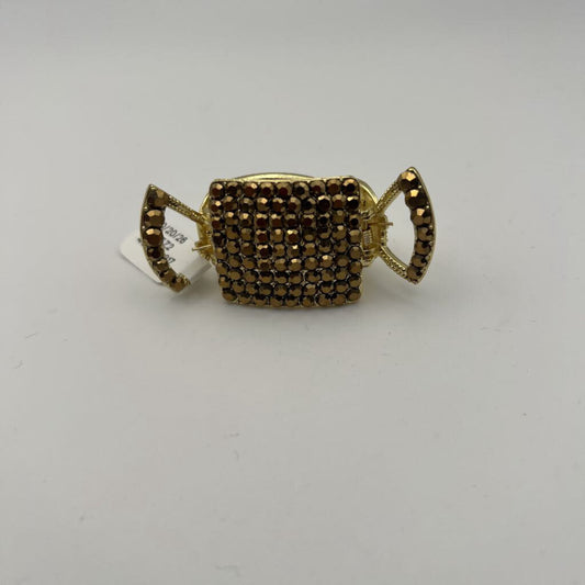 Gold Candy Rhinestone Claw Clip