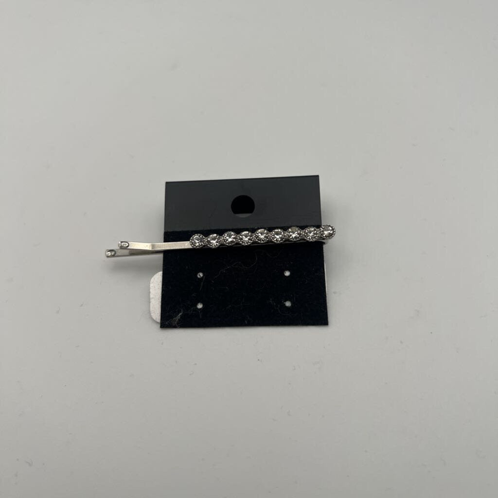 Rhinestone Silver Hair Clip