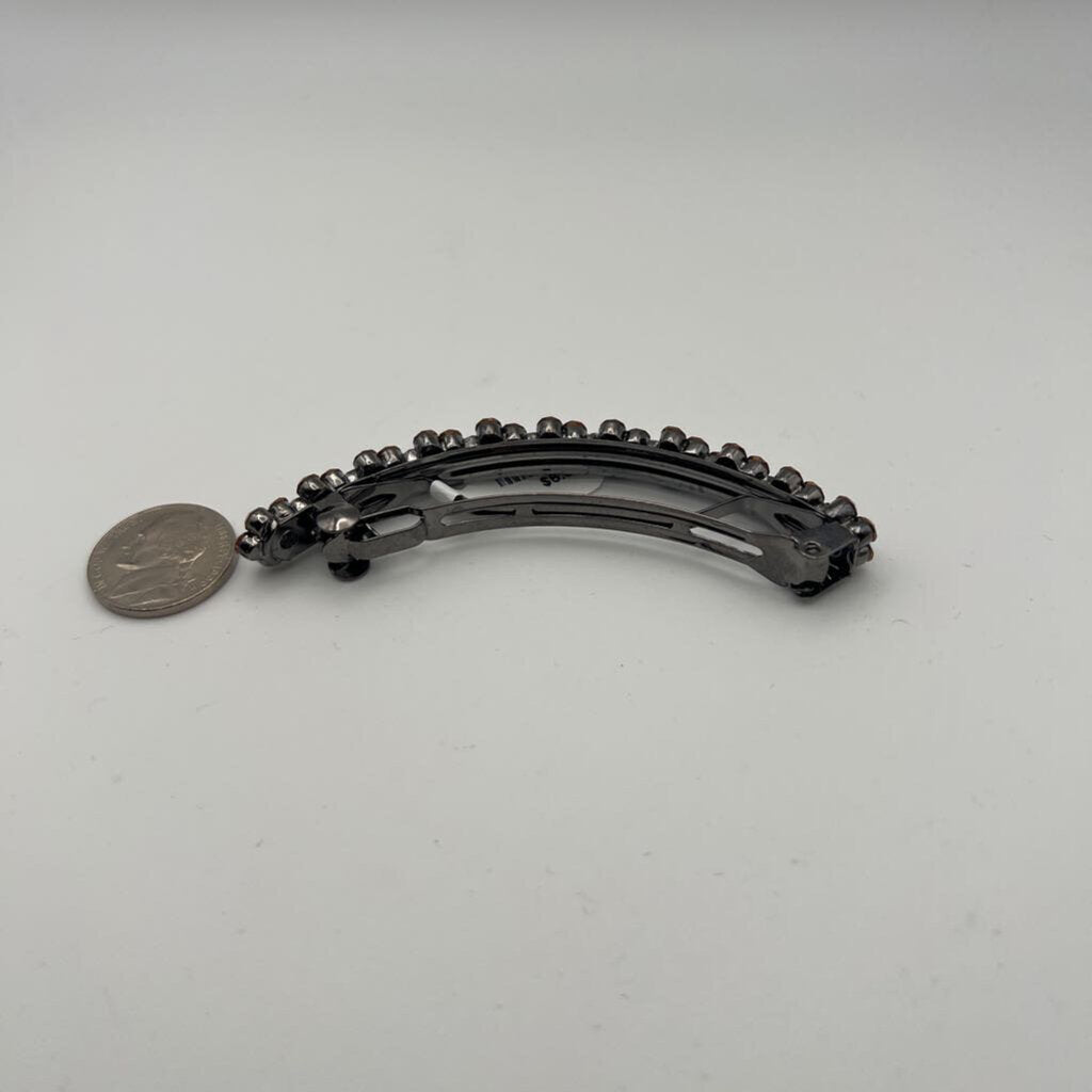 Pink Rhinestone Hair Clip