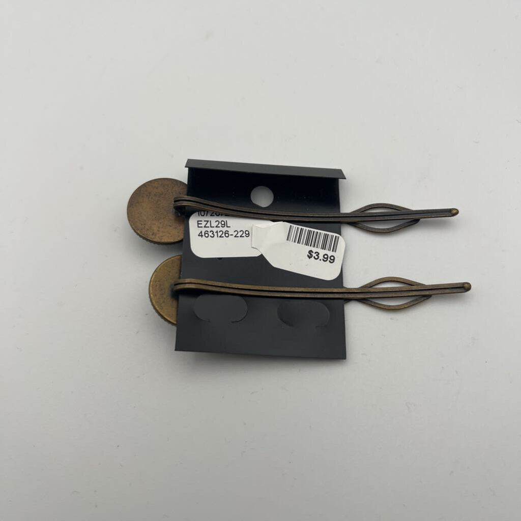 Bronze/Black Hair Pins (set of 2)