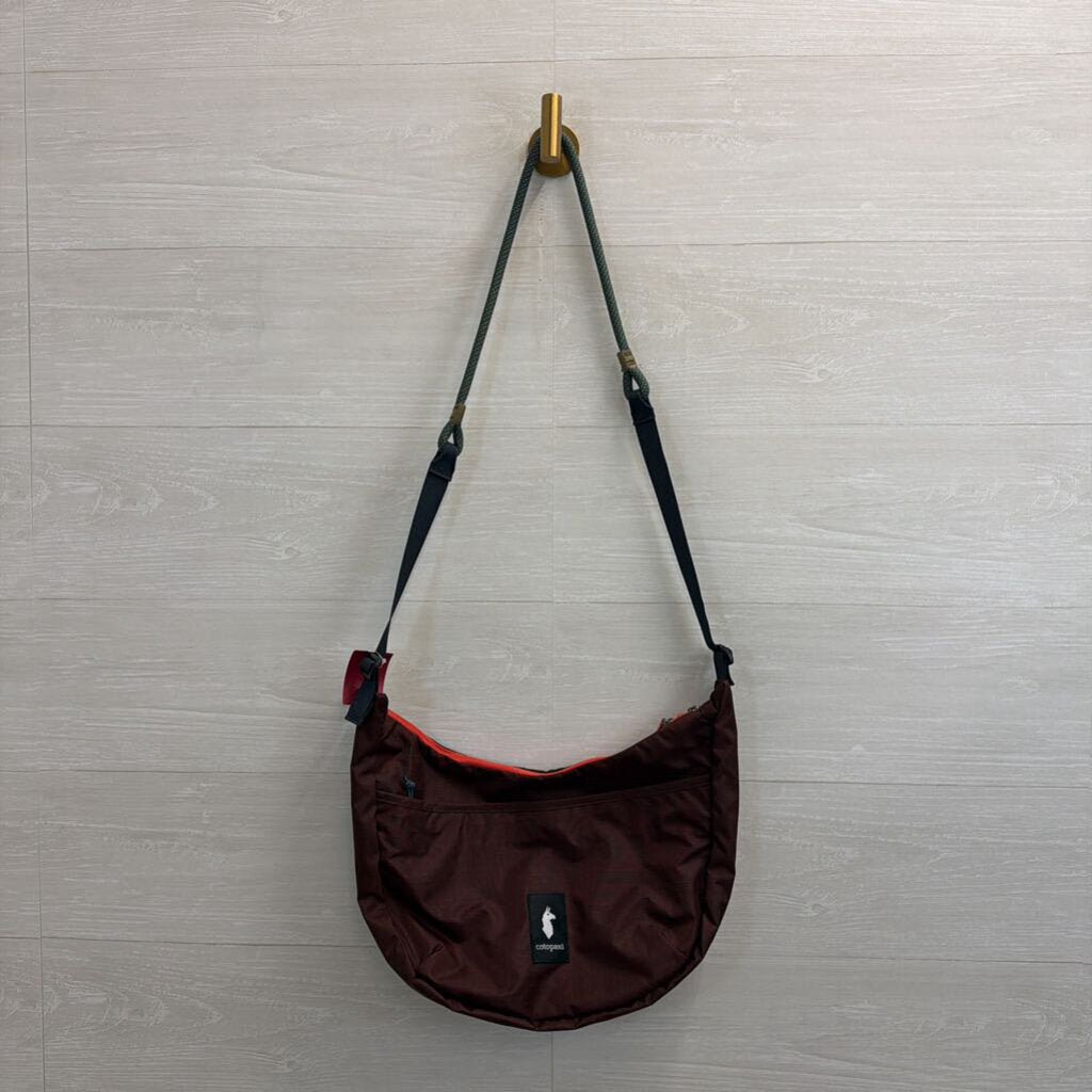 Cotopaxi Burgundy Rust Ripstop Crossbody Bag