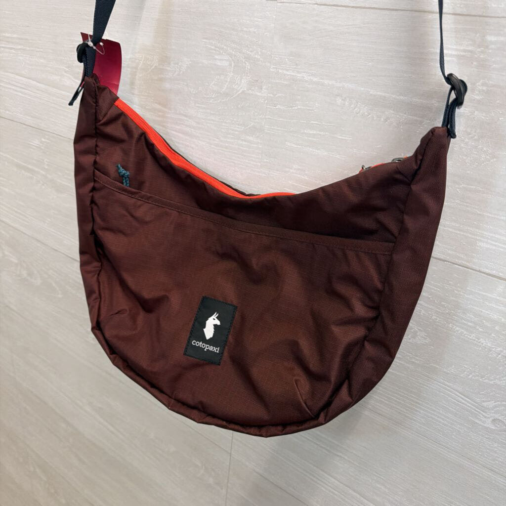 Cotopaxi Burgundy Rust Ripstop Crossbody Bag