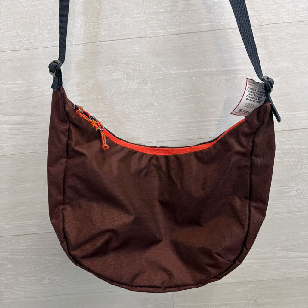 Cotopaxi Burgundy Rust Ripstop Crossbody Bag