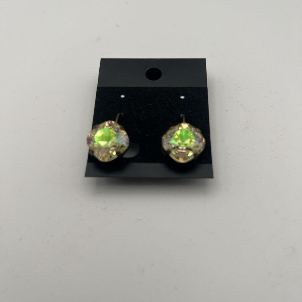 Iridescent Sparkle Drop Earrings