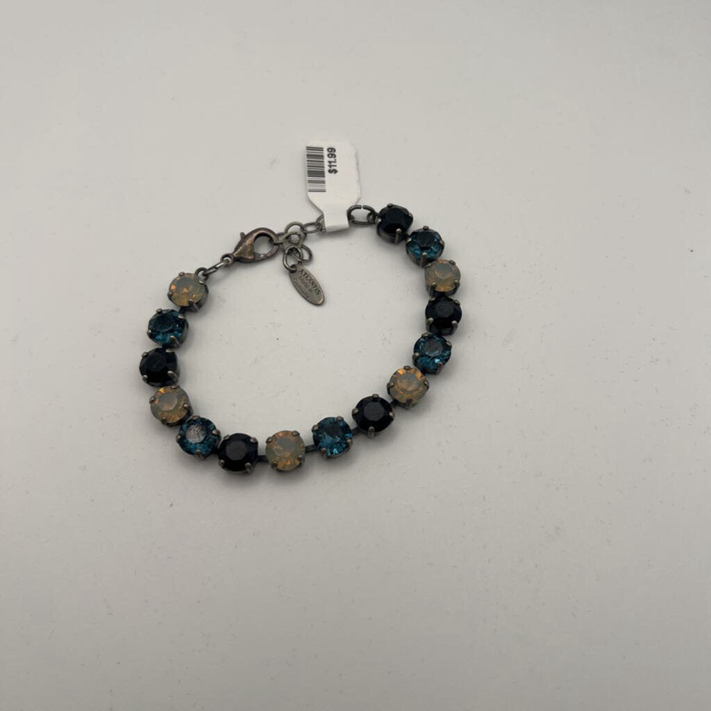 Black/ Blue/ White Stone Bracelet