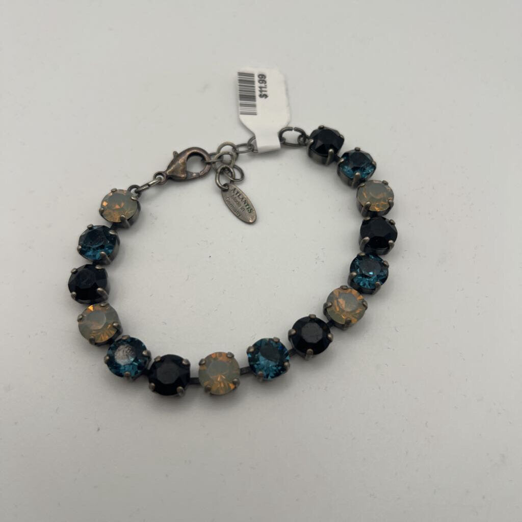 Black/ Blue/ White Stone Bracelet