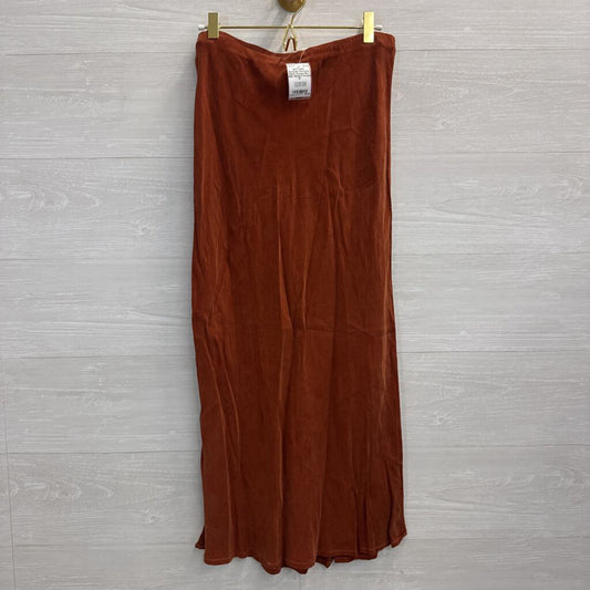Stateside Burnt Orange Maxi Skirt Medium