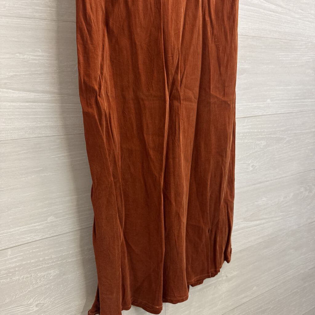 Stateside Burnt Orange Maxi Skirt Medium