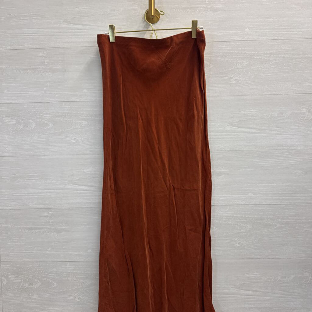 Stateside Burnt Orange Maxi Skirt Medium