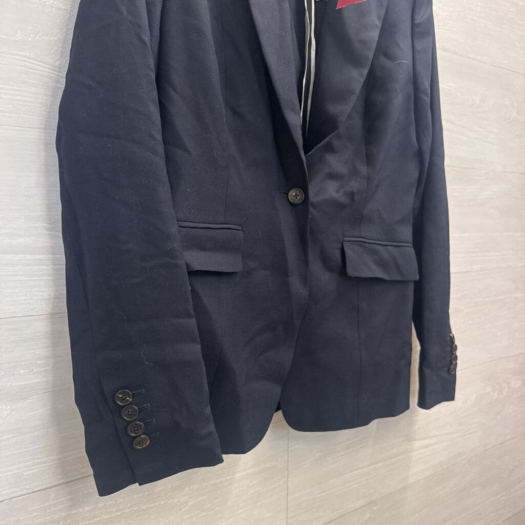 Brooks Brothers Navy 100% Wool Blazer Jacket 4