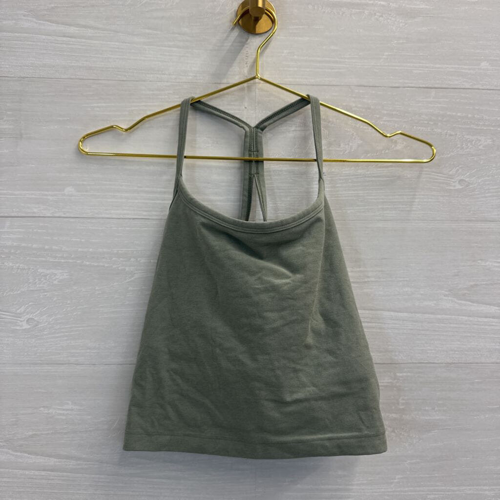 Beyond Yoga Green Soft Cropped Tank Top Large