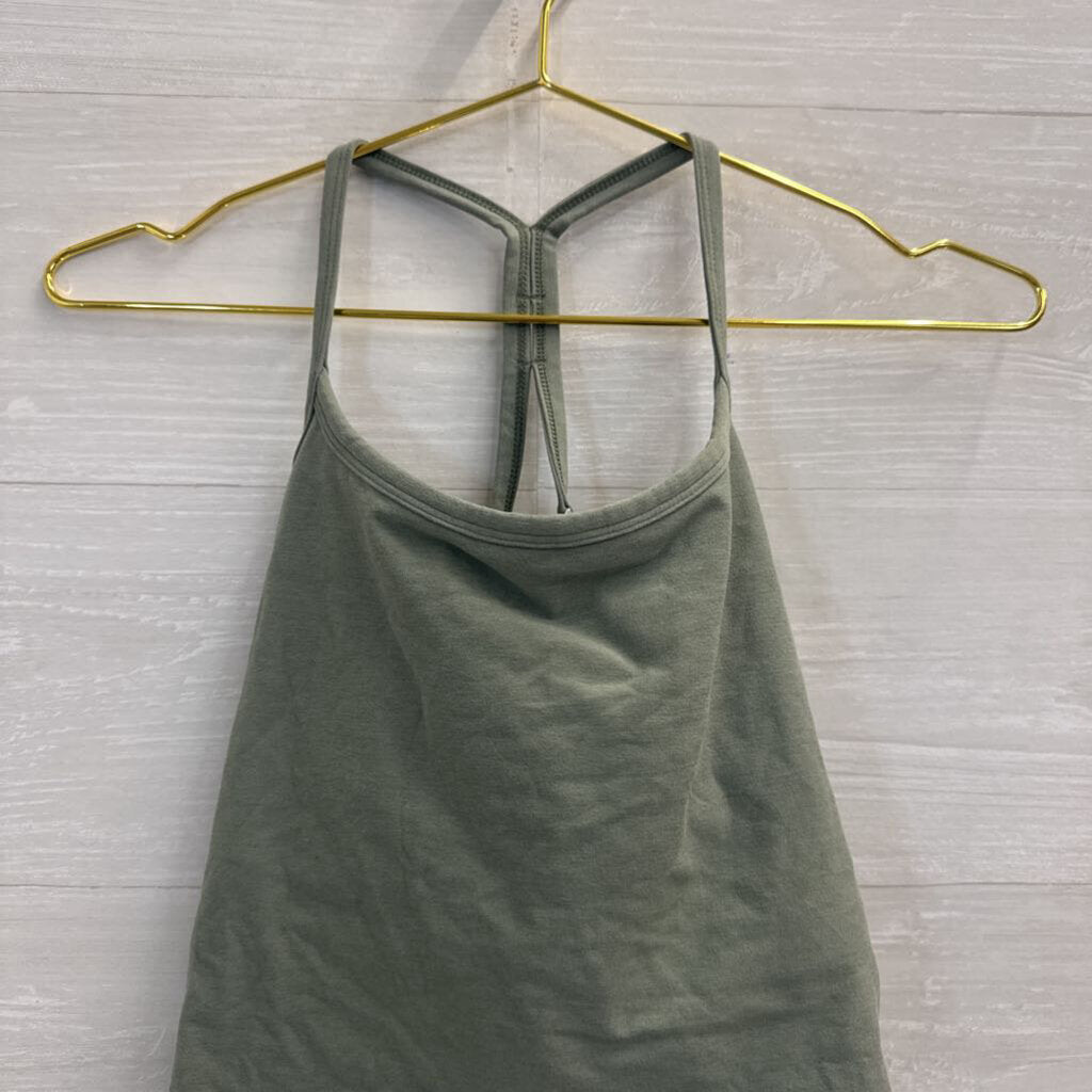 Beyond Yoga Green Soft Cropped Tank Top Large