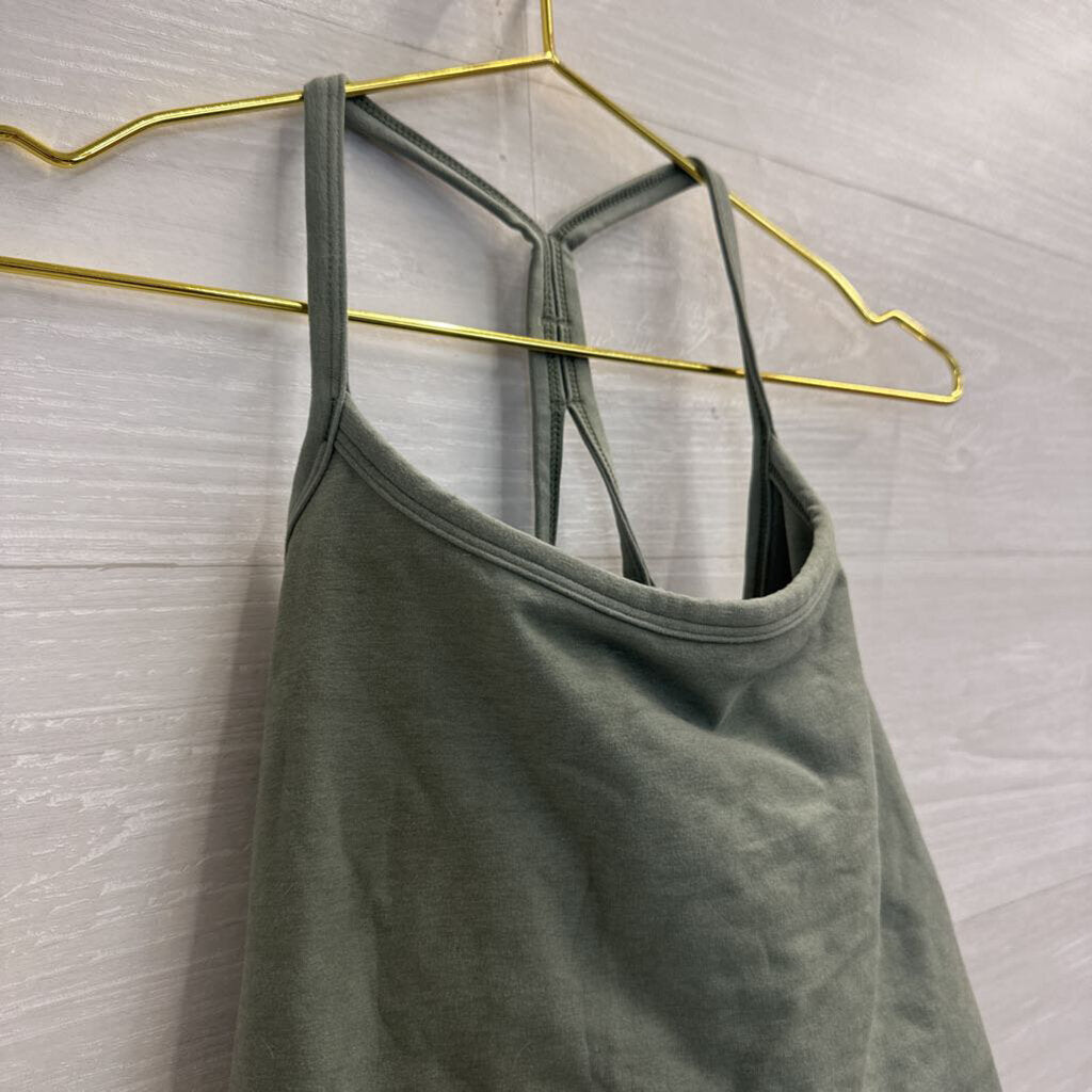 Beyond Yoga Green Soft Cropped Tank Top Large