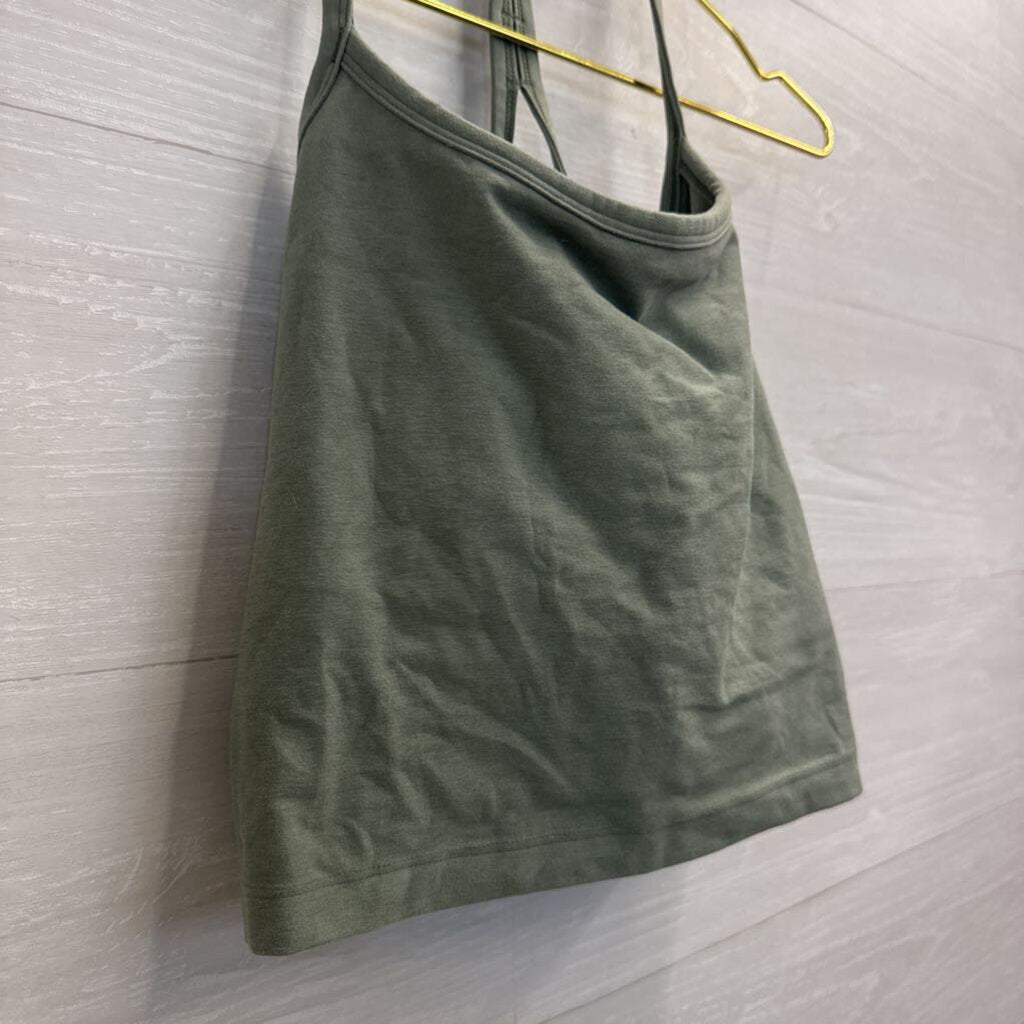 Beyond Yoga Green Soft Cropped Tank Top Large