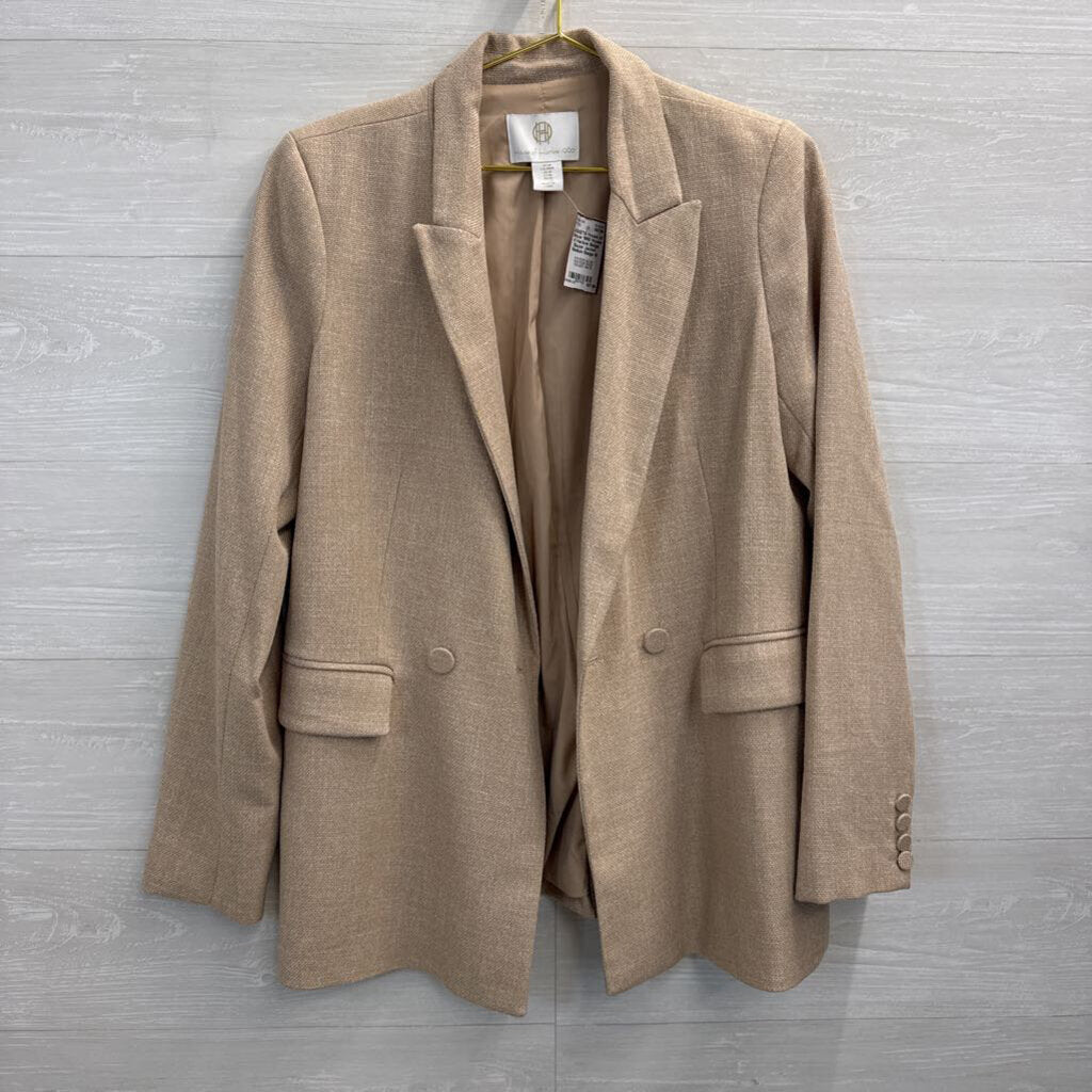 House of Harlow Beige Blazer Jacket Medium