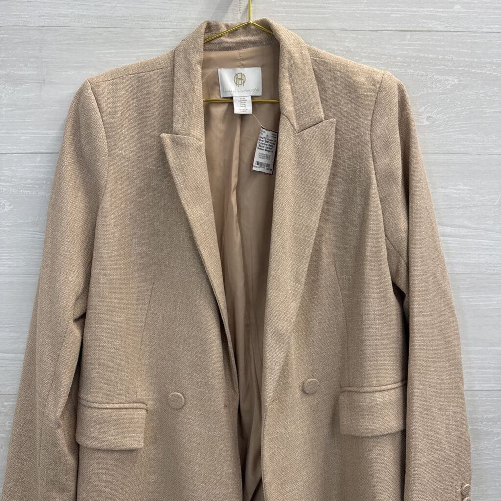 House of Harlow Beige Blazer Jacket Medium