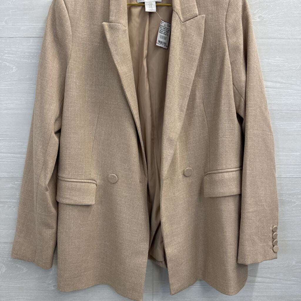 House of Harlow Beige Blazer Jacket Medium