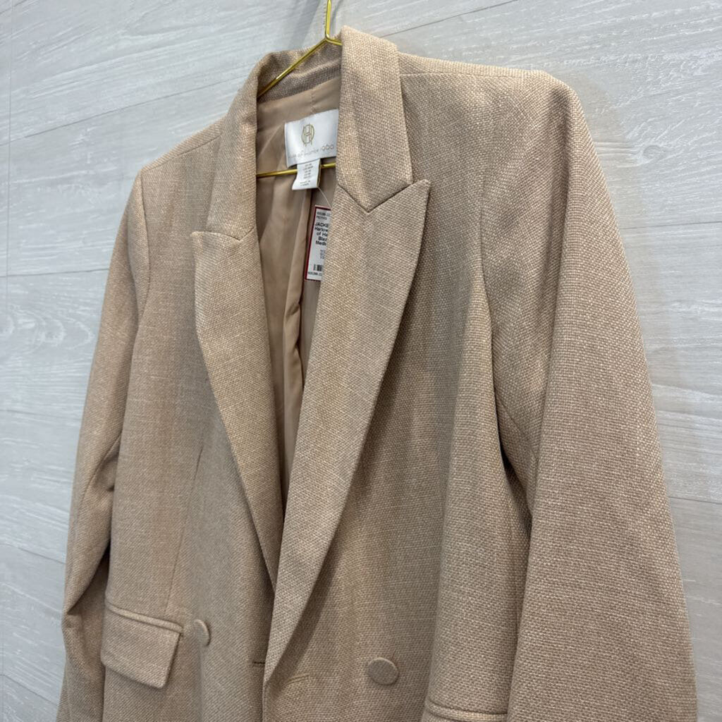 House of Harlow Beige Blazer Jacket Medium