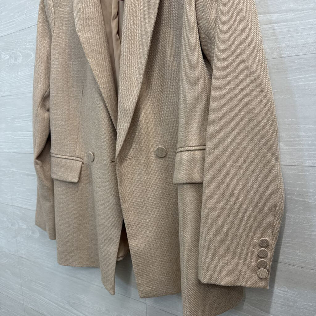 House of Harlow Beige Blazer Jacket Medium