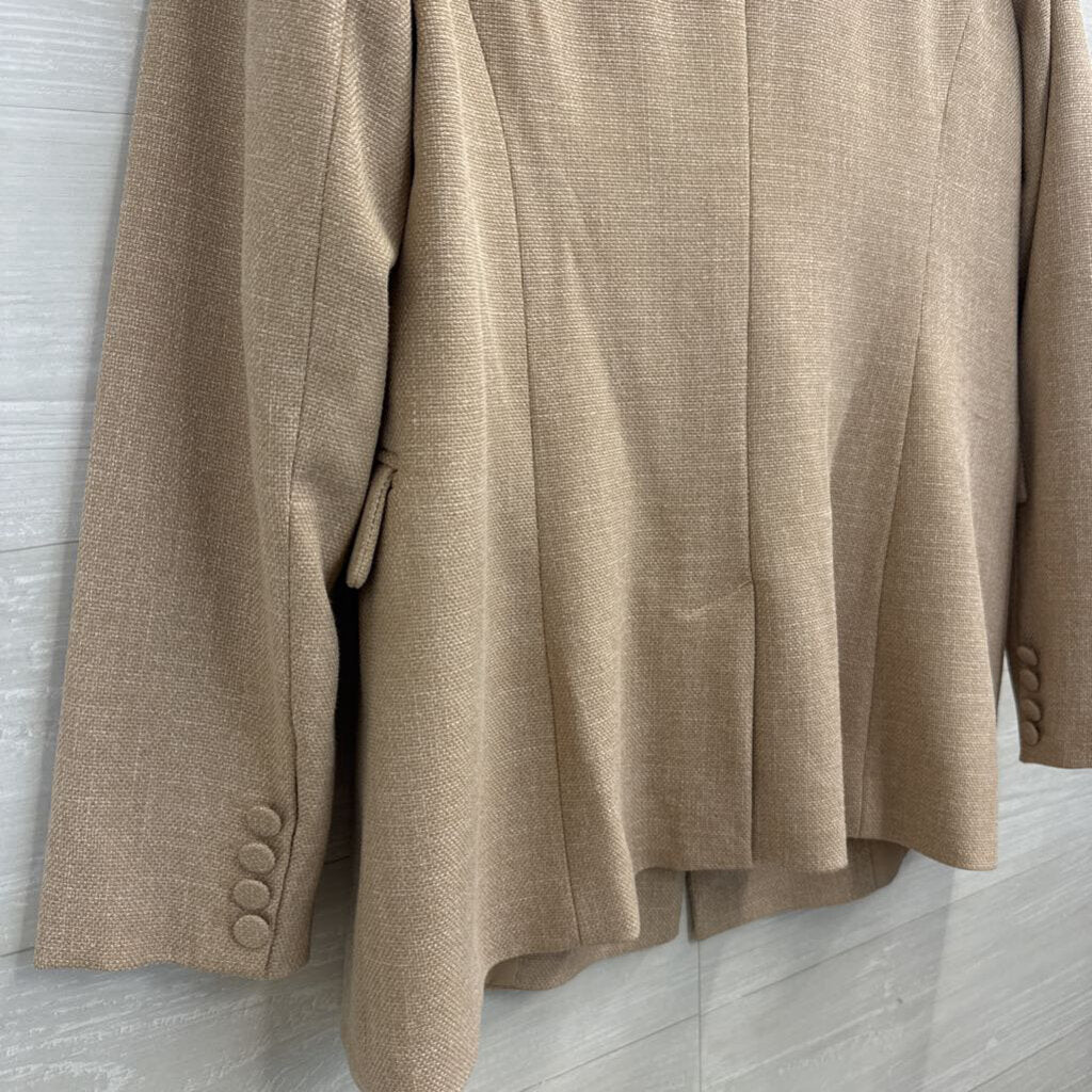House of Harlow Beige Blazer Jacket Medium