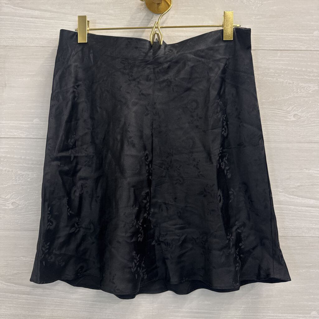 Realisation Black 100% Silk Mini Skirt Medium