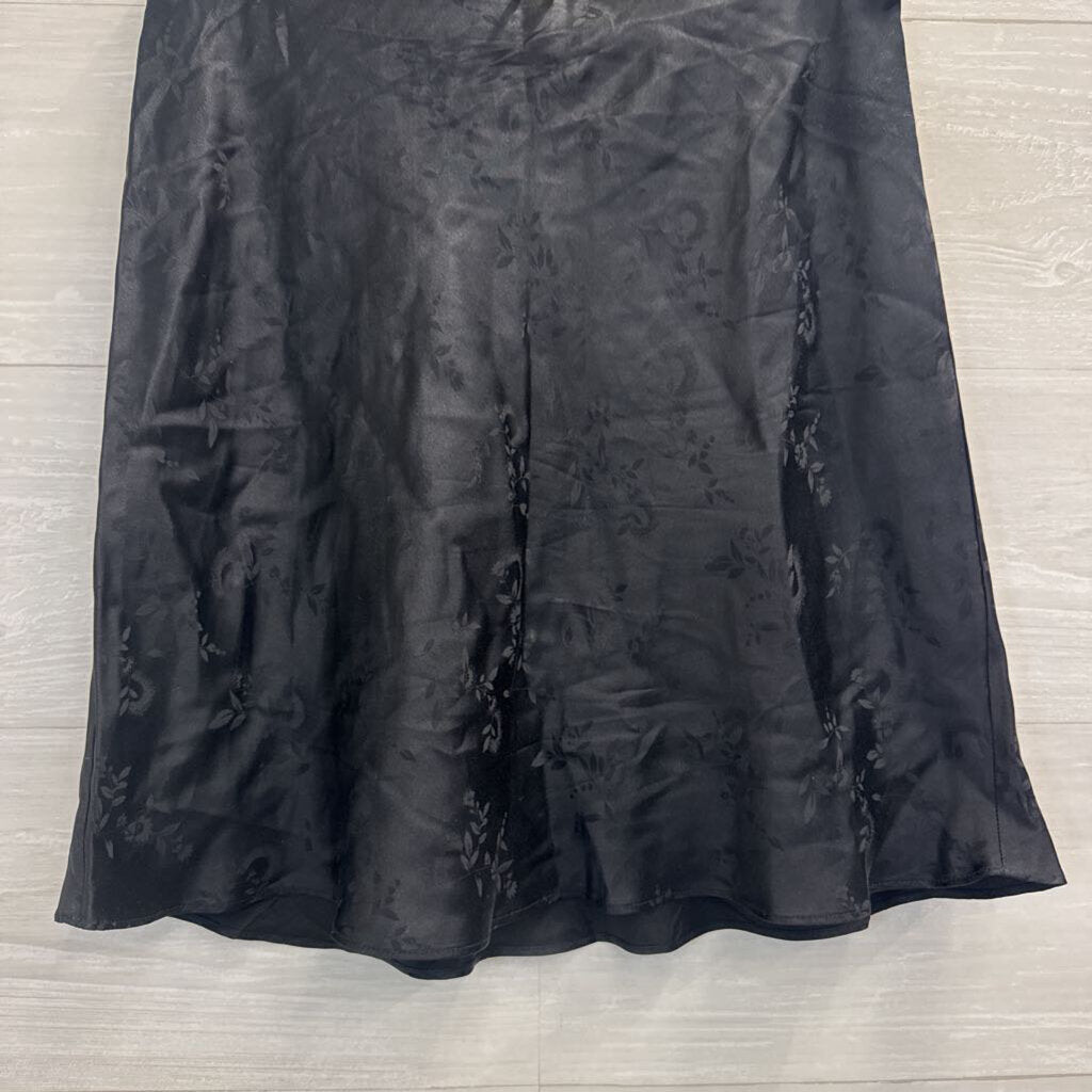 Realisation Black 100% Silk Mini Skirt Medium