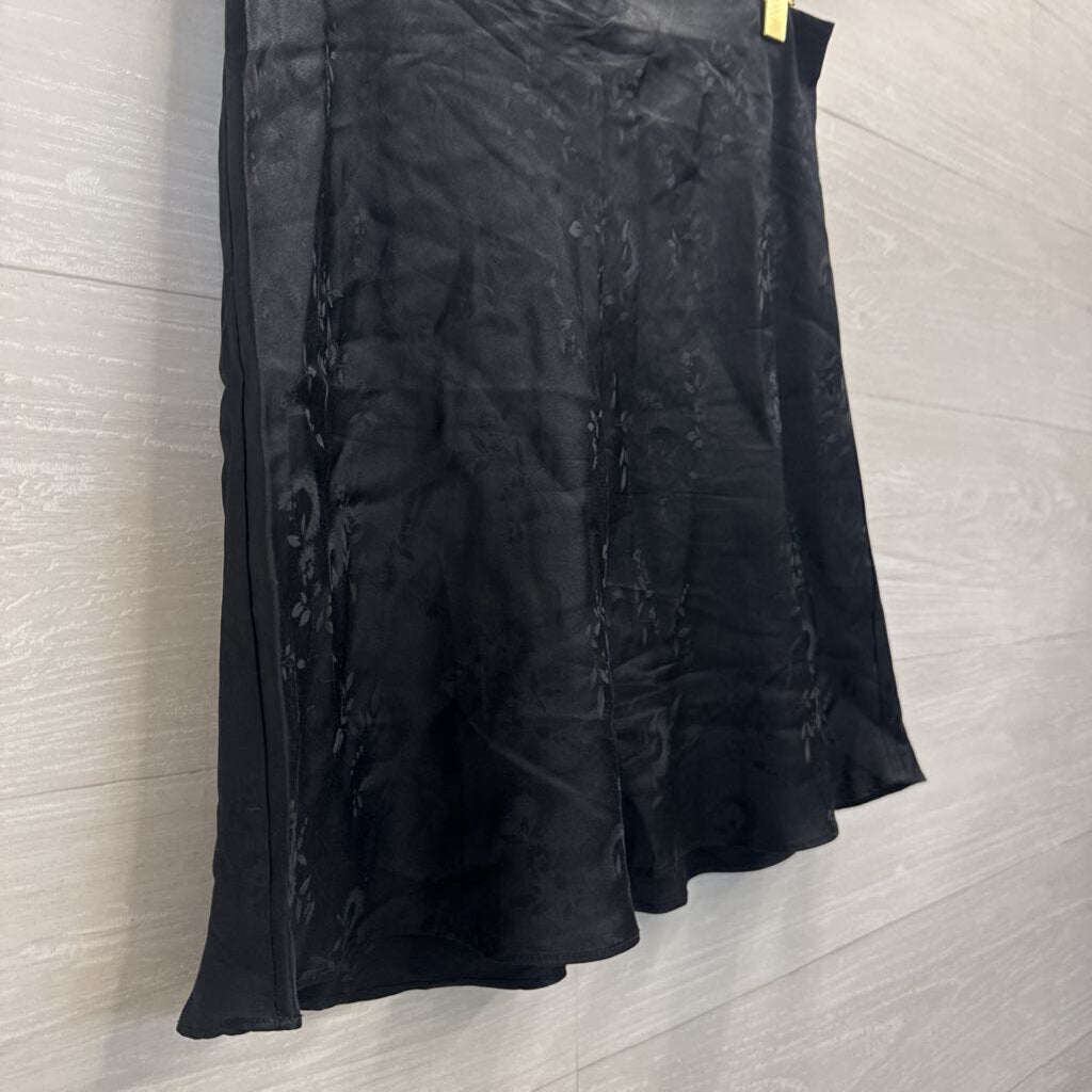 Realisation Black 100% Silk Mini Skirt Medium