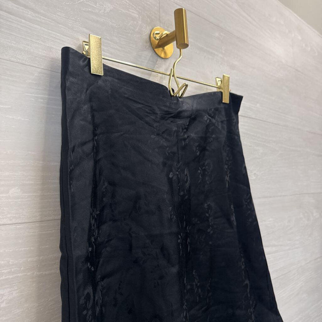Realisation Black 100% Silk Mini Skirt Medium