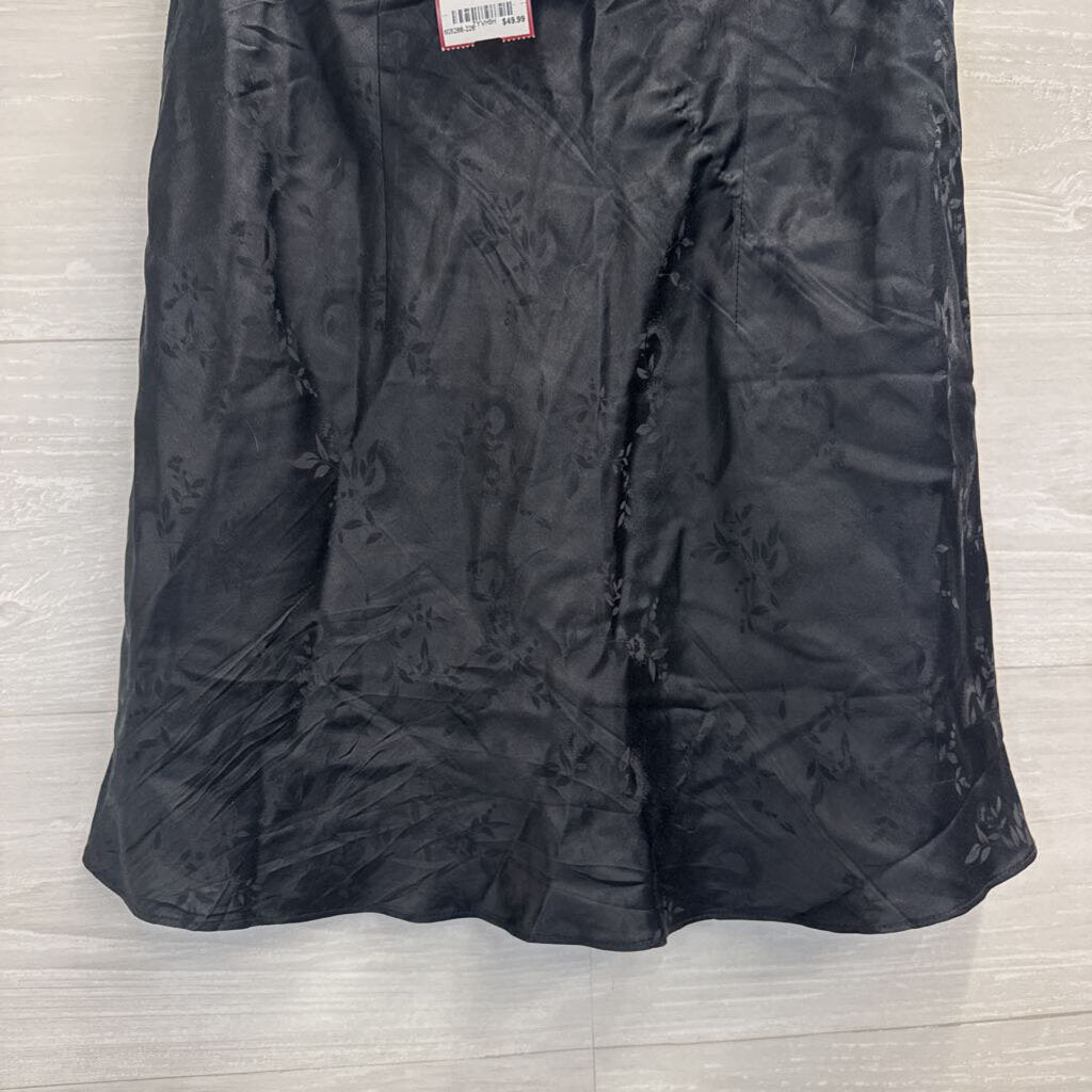 Realisation Black 100% Silk Mini Skirt Medium