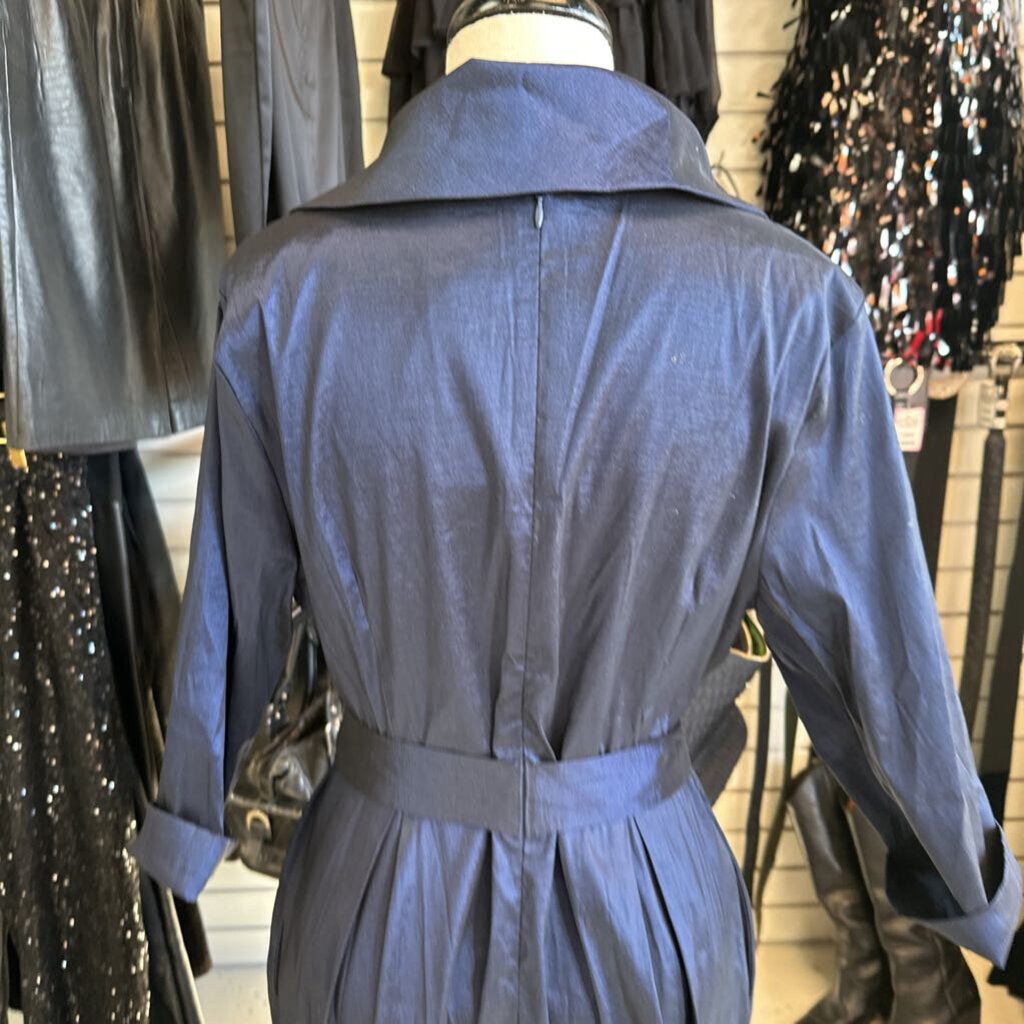 MSGLAMOR Navy Long Sleeve Long Formal Dress Large