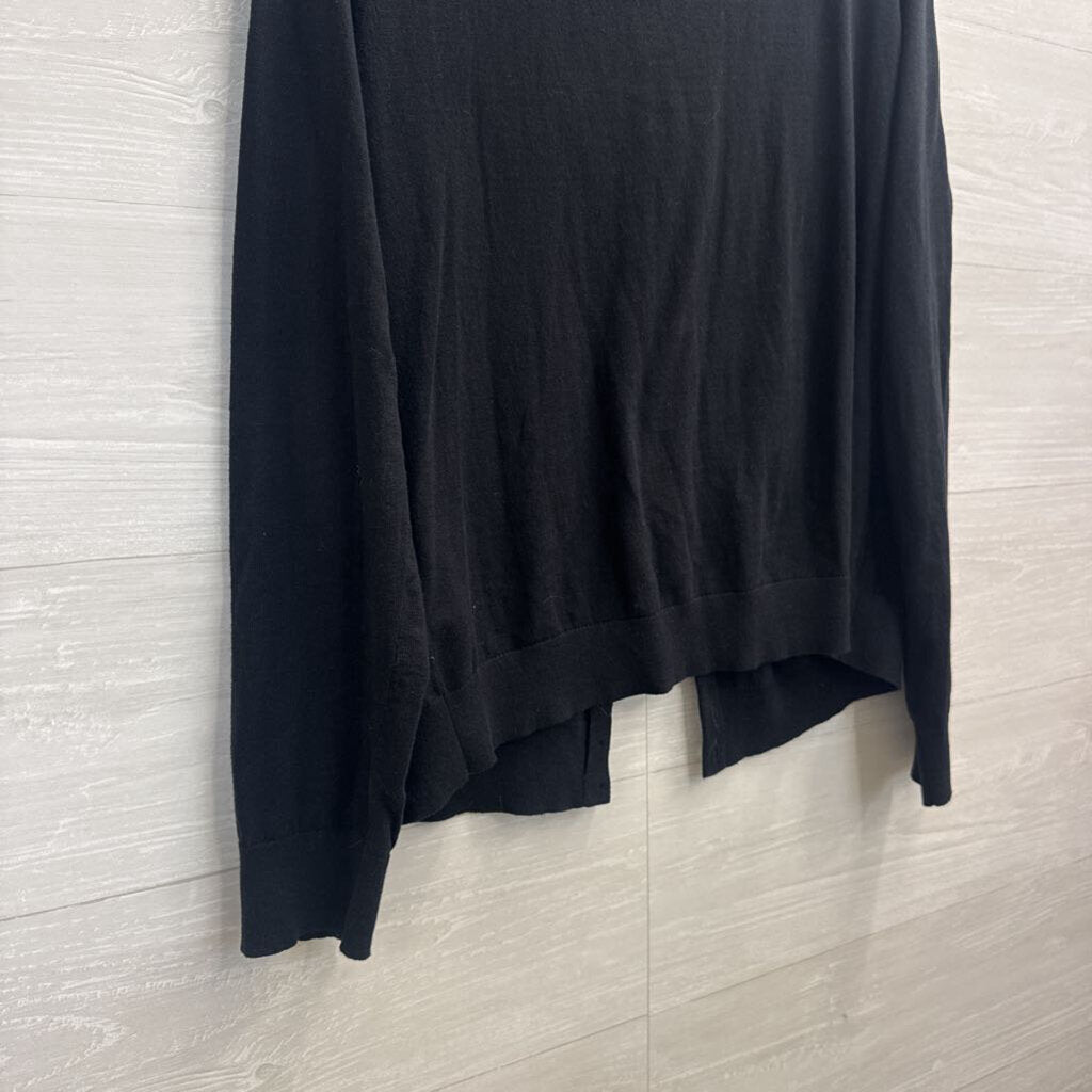 J Crew Black Lightweight Cardigan Sweater Extra Large