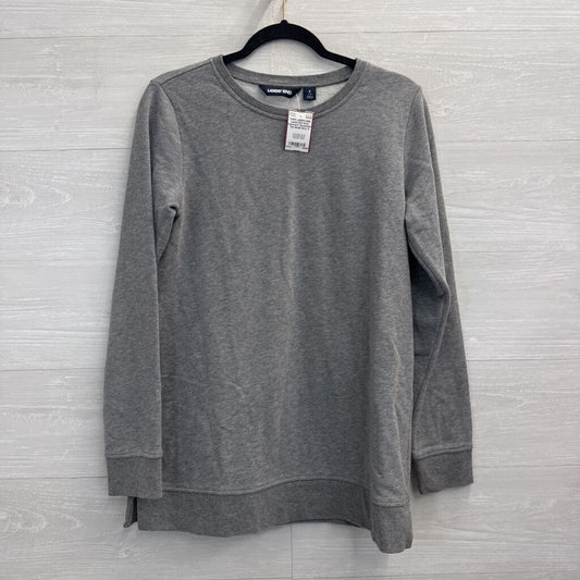 Lands End Grey Crewneck Sweatshirt Top Small