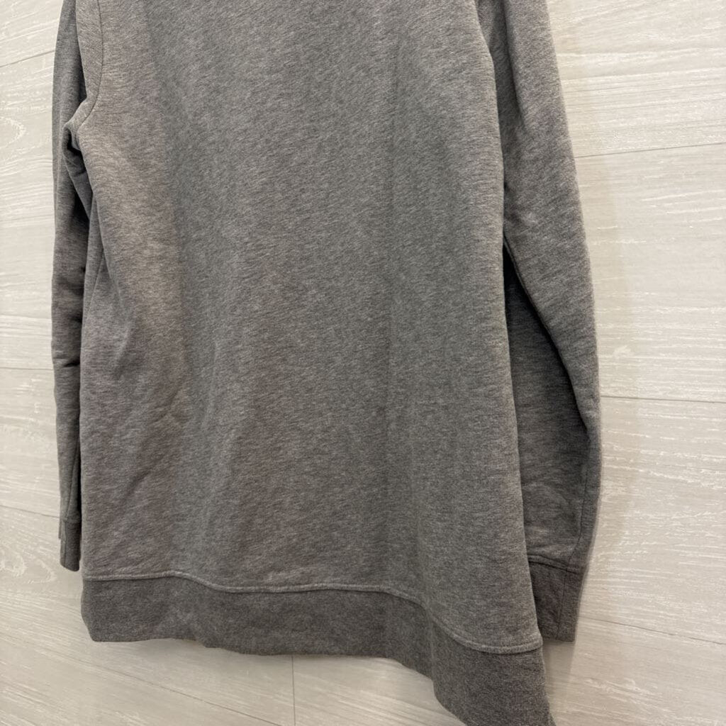 Lands End Grey Crewneck Sweatshirt Top Small