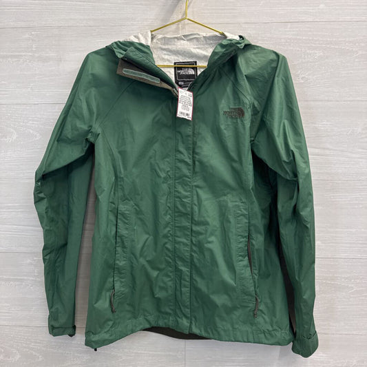 The North Face Green Lightweight Hooded Zip Up Jacket Small