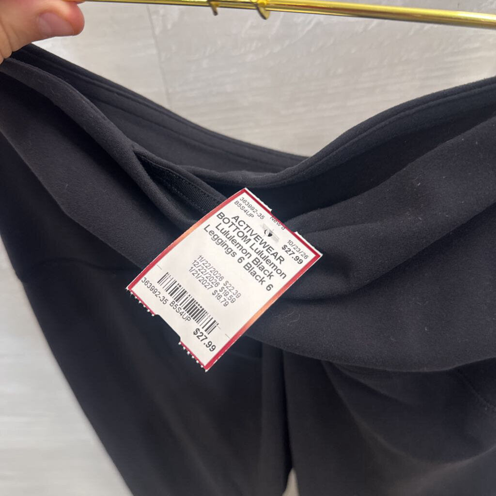 Lululemon Black Leggings 6