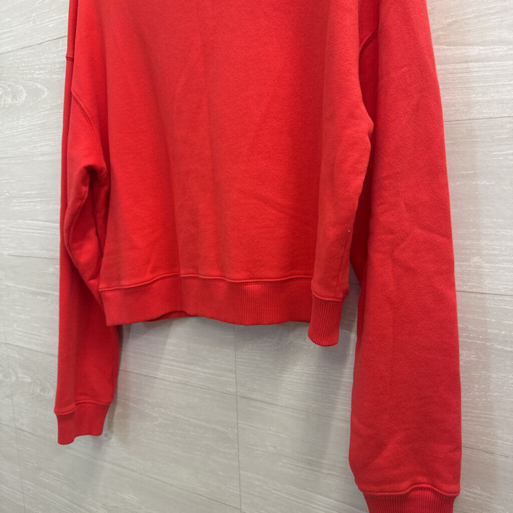 Mododoc Bright Coral Long Sleeve Top Medium