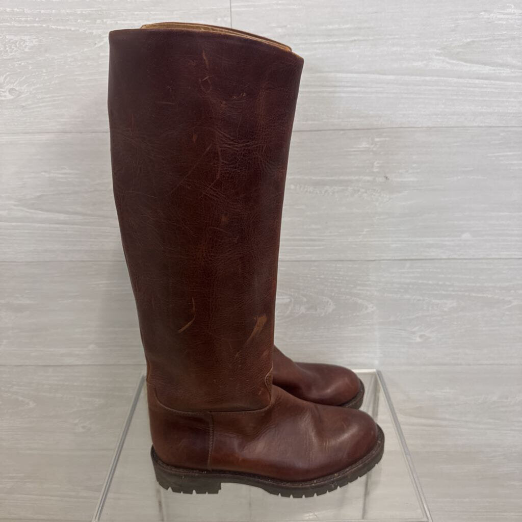 Scout Brown Leather Knee-High Boots 8.5