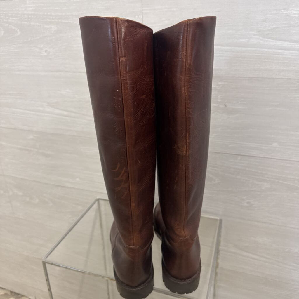 Scout Brown Leather Knee-High Boots 8.5