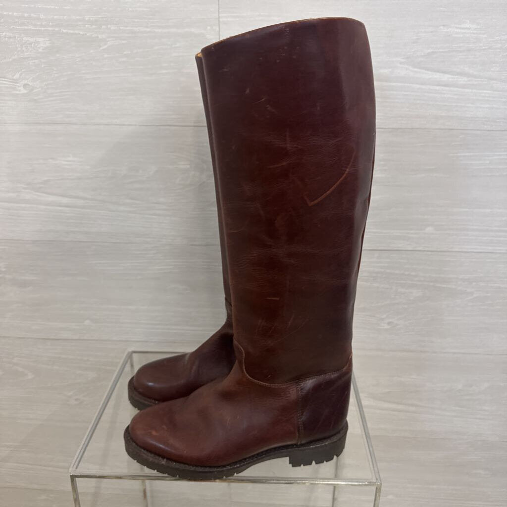 Scout Brown Leather Knee-High Boots 8.5