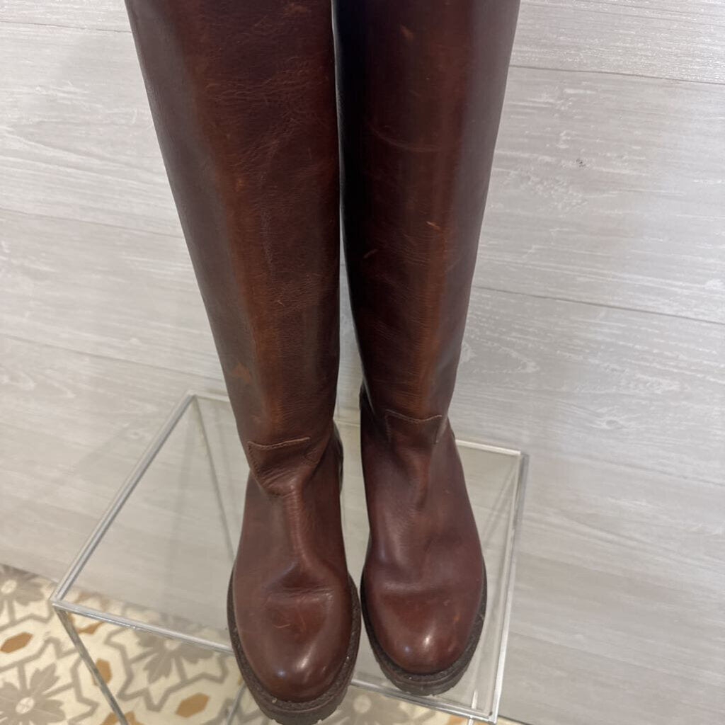 Scout Brown Leather Knee-High Boots 8.5