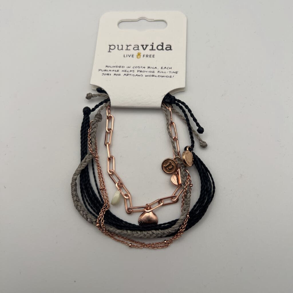 Pura Vida Multi Color Layered Bracelets
