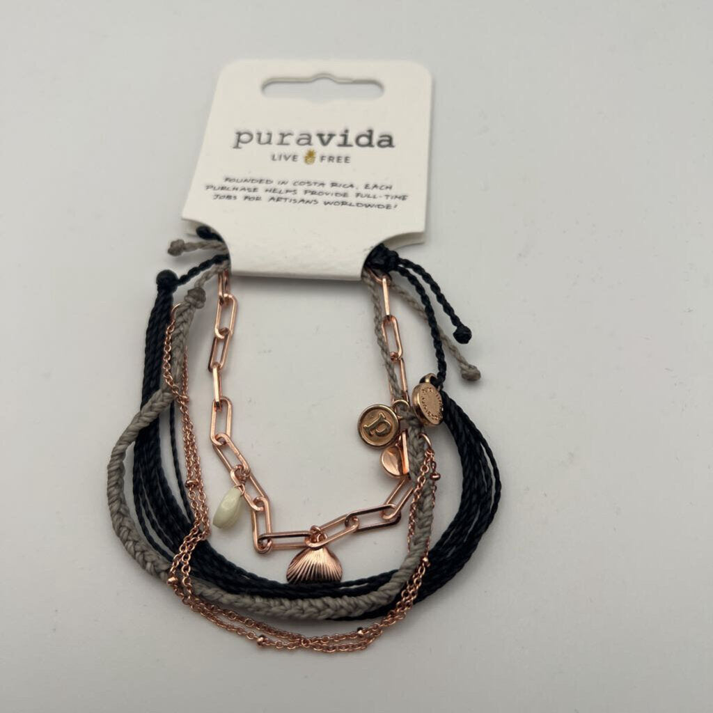 Pura Vida Multi Color Layered Bracelets