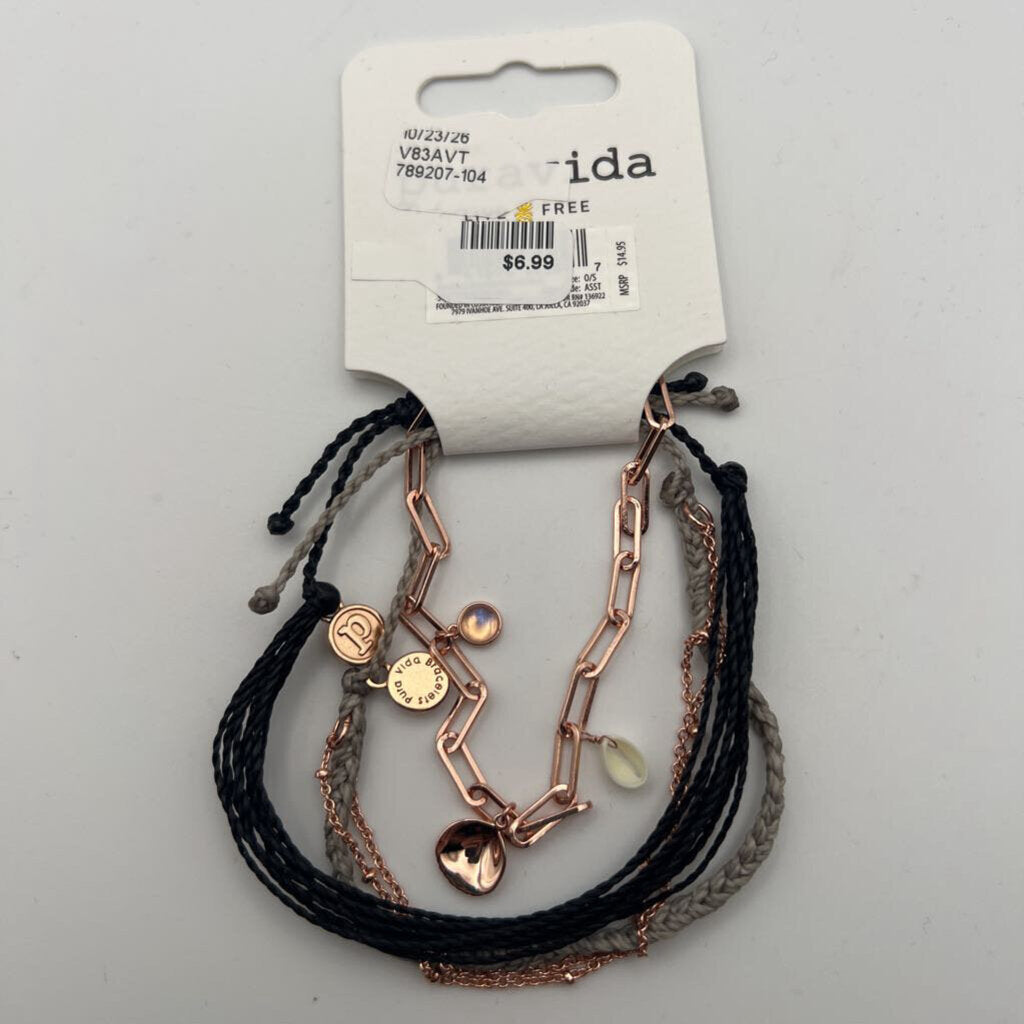 Pura Vida Multi Color Layered Bracelets