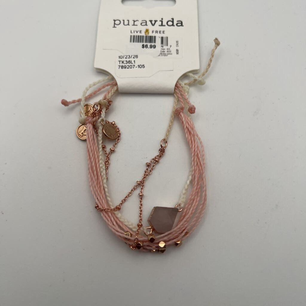 Pura Vida Multi Color Layered Bracelets