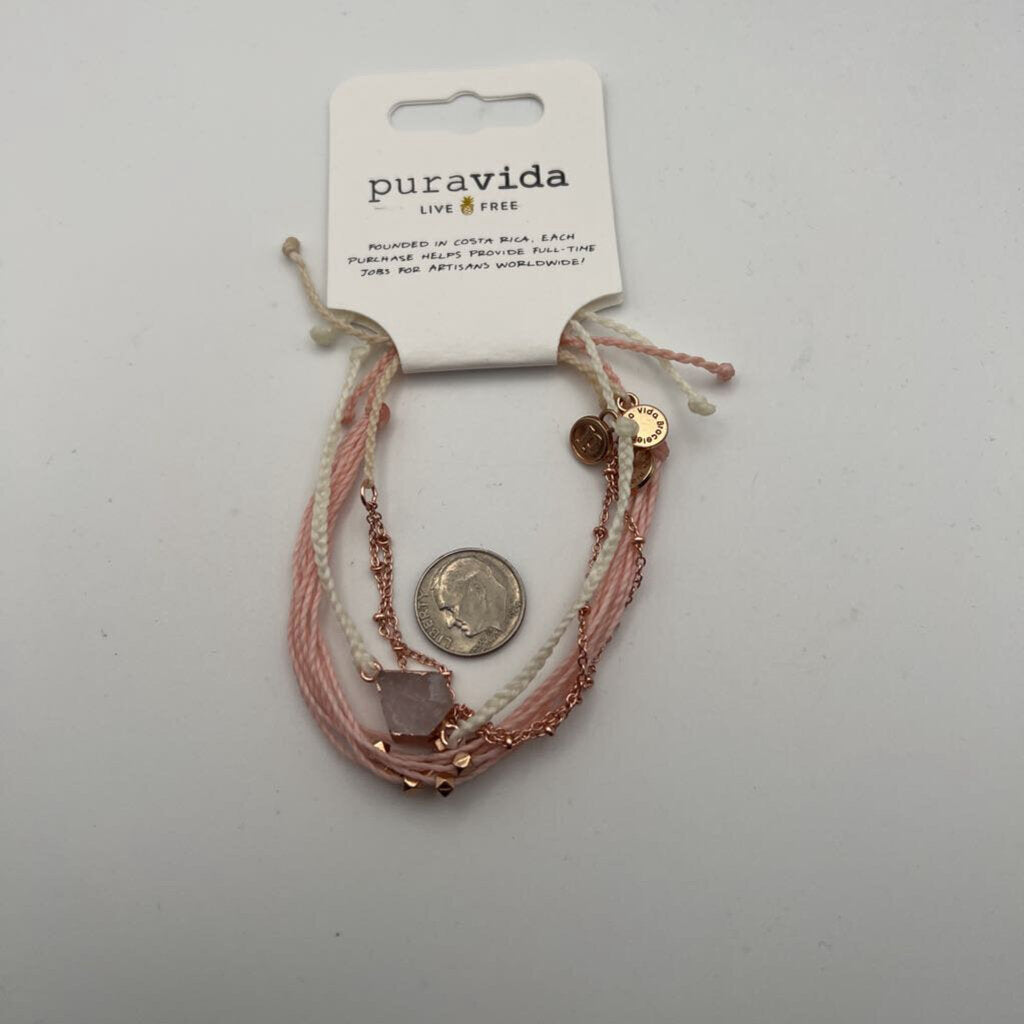Pura Vida Multi Color Layered Bracelets
