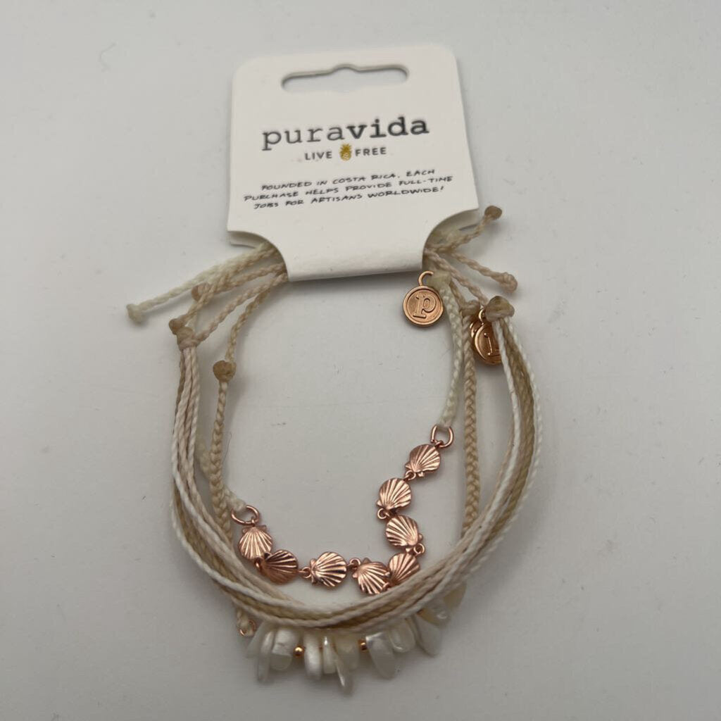 Pura Vida Multi Color Layered Bracelets
