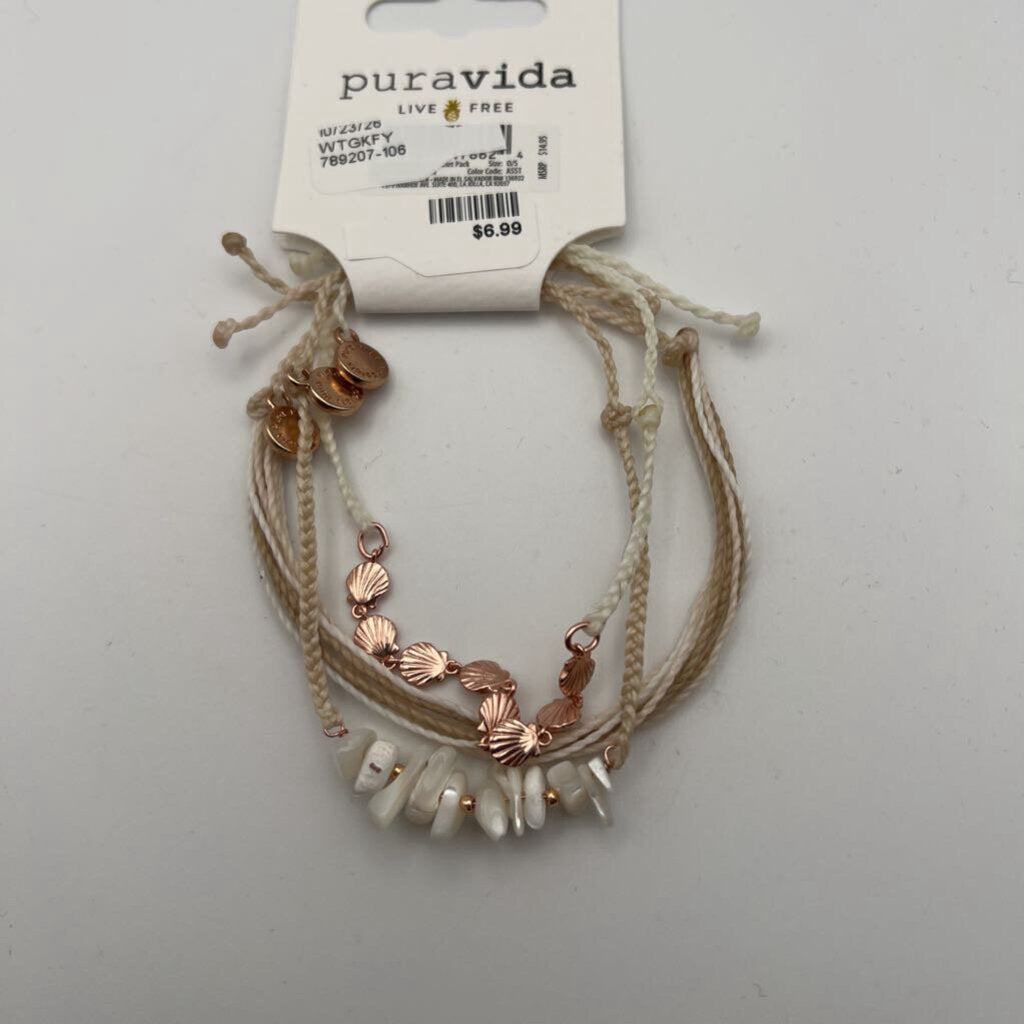 Pura Vida Multi Color Layered Bracelets