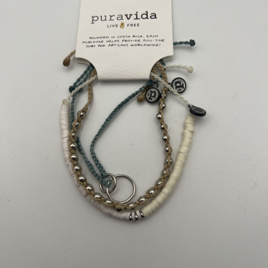 Pura Vida Multi Color Layered Bracelets