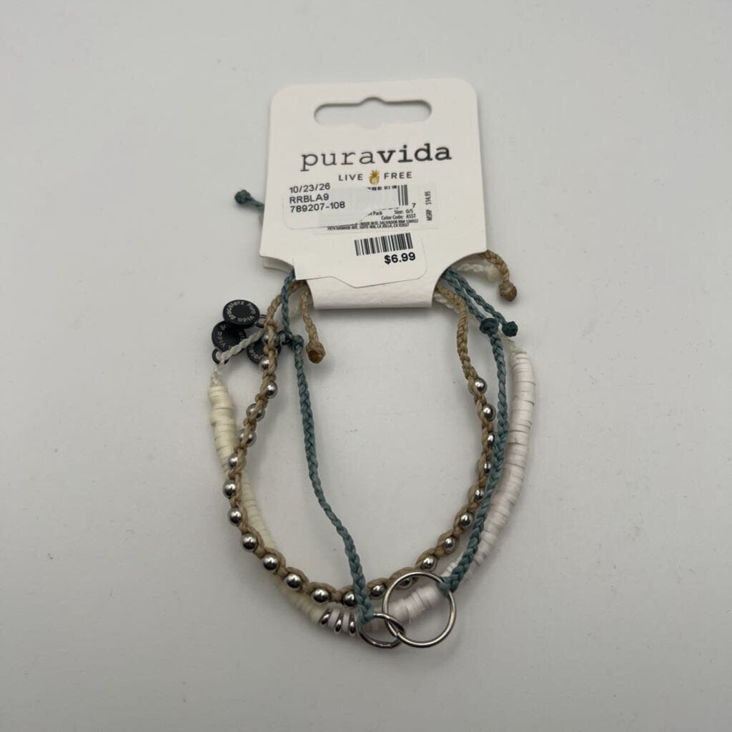 Pura Vida Multi Color Layered Bracelets