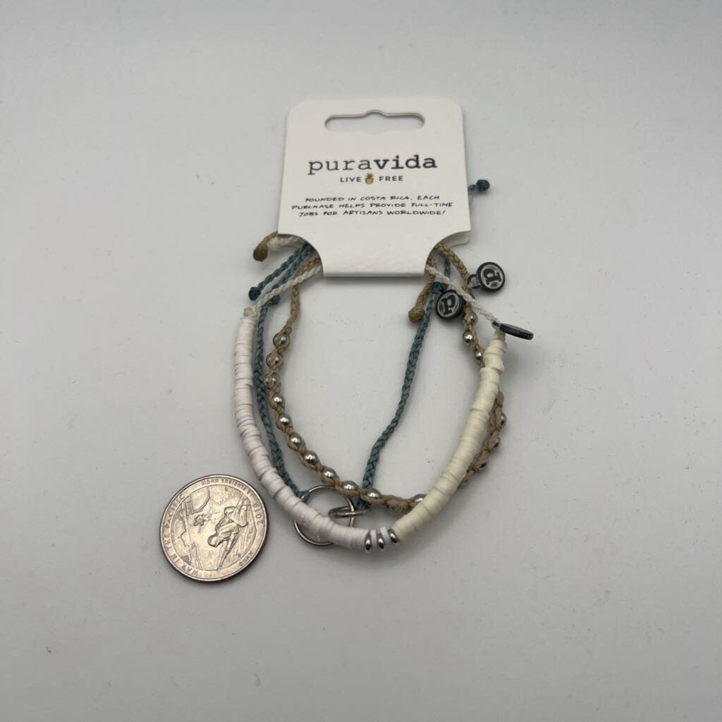 Pura Vida Multi Color Layered Bracelets